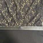 Bebe Black Mini Floral Lace Long Sleeve Fit & Flare Dress Womens Size Small Photo 1