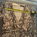 DO+BE  Animal Print Long Sleeve Dress - Brown and Cream Photo 5