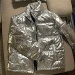Forever 21 Silver Puffer Jacket Photo 1