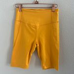Zella 7.5" Inseam Bike Biker Short Longline Active Short Golden Mustard Small Photo 0