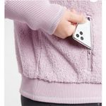 Athleta Lavender Tugga Sherpa Fleece Jacket Size XS Photo 2
