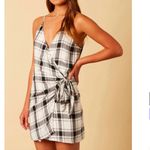 EUC Cotton Candy LA Selena Faux Wrap Mini Dress White Size M Photo 1