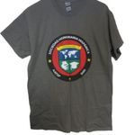 Gibson SHH Red T-Shirt With Full Color Logo Gray Short Sleeve T-Shirt Size M Photo 0