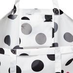 Tabitha Brown Hello There Polka Dot Reusable Packable Tote Bag White Photo 5