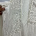 American Eagle  outfitters boho crochet oversized eyelet blouse size large Photo 4