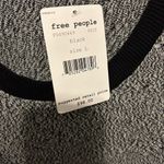 Free People  grey short sleeve peplum shirt size large nwt Photo 8