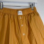 Anthropologie  The Wren Boxer Pant in Striped Yellow Photo 4