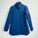 Toad & Co Aeriem Jacket Cozy and Cute navy blue long sleeves hand warmer pocket Photo 4