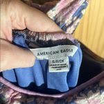 American Eagle Outfitters Floral Print Women's Cross Back Low Back Mini Dress Photo 1