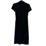 Love Wish Black Mini Dress with Zipper Detail Size M Photo 1