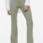 H&M High Waisted Ribbed Flare Leggings Photo 1