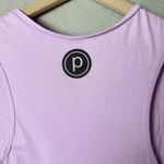 Pure Barre “Summer tuckin” Muscle Tank Light Pink 100% Cotton Women’s Size L Photo 4