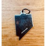 Vintage‎ Nevada Yellow Enamel State Travel Map Sterling Silver Charm Carson City Photo 5