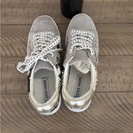 Steve Madden Women's Snake Print Sneakers - Gray and Cream Photo 5