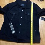 Liverpool Los Angeles Women's Kolten Denim Jacket Black L NWT Western Stretch Size L Photo 6