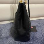 Moschino  Elegant Black Quilted Leather Tote Bag Photo 7