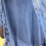 Tempo Paris Layered Whimsical Ornate Flutter Dress Size Small Blue Formal Wear Photo 4