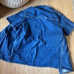 SLVRLAKE Denim Oversized Button Down Shirt Blue Photo 3