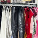 Cult Gaia New  Serena Thigh High Black Leather OTK Tall Kitten Heel Boots 35.5 Photo 9