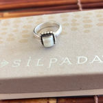Silpada  Sterling Silver Ring with White Pearl Photo 0