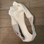 Xhilaration  Striped Strapless Ruffle Bikini Seersucker Photo 3