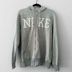 Nike ★ Vintage Zip Up Unisex Hoodie - Gray/White ★ Photo 1