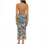 Becca BY REBECCA VIRTUE NWT $88 Paper Mache Alessandra Convertible Swim Cover-Up Photo 5