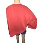 Calia By Carrie Underwood Red Boxy Long Sleeve T Photo 3