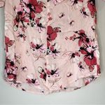 Love j NEW!  Cold Shoulder Pink Floral Shirt Size Juniors Small Photo 10