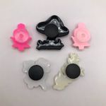 Boutique Shoe Charm Set Mushroom House, Flowers, Vine, Handmade Resin Fairies Photo 5