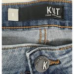 Kut From The Kloth  Connie Ankle Skinny Blue Denim Jeans Stretch Frayed Womens 8 Photo 3