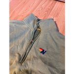 Aviator Nation ESSENTIAL HALF ZIP SWEATSHIRT FADED ARMY Oversized XS #755 Photo 12