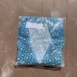 Urban Outfitters NWT UO GRAZIANA PRINTED SHORT SLEEVE MINI DRESS IN BLUE MULTI  Photo 1