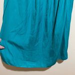 Lilly Pulitzer  Dee Dee Mini Dress Off the Shoulder Ruffle Teal Blue Malachite Photo 5