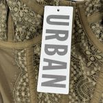 Urban Outfitters  green Lace Corset slip‎ Dress y2k Spaghetti Strap Mini Party L Photo 7