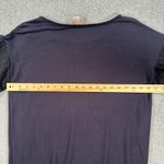 Anthropologie Dolan Lace Short Sleeve Top Women's Small Black / Navy Blue Terry Photo 7