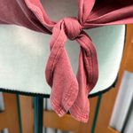 Aerie  Dusty Rose Short Sleeve crop cut back Tee Photo 8