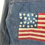 Tommy Hilfiger Vintage Y2K  Americana American Flag Cotton Jean Jacket Size Small Photo 5