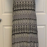 Black and White Patterned Maxi Dress by Rusty Size 10 Photo 0