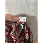 Rahabs Rope Wrap Skirt 100% Art Silk Reversible Red Floral Boho Hippie Earthy Size XL Photo 6