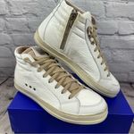 P448 Skate Mid Top Medusa Sneakers Distressed Side Zippers EU 41 (10-10.5) NEW Photo 1