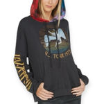 Lauren Moshi Rare: ♫ Melanie Led Zeppelin Crystal Pullover Hoodie ♫ Onyx Rainbow Photo 0