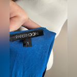 Paper moon Royal blue flutter sleeve top size small Photo 4