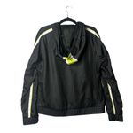 True Religion  Jacket Womens XL Black Mesh Color Block Zip Up‎ Jacket NEW Photo 1