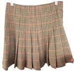 Brandy Melville  Dana Mini Skirt Pleated Y2K Style Tennis Skirt Academia Plaid Photo 0