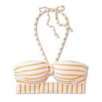 Shade & Shore Women's Lightly Lined Tunneled Front Keyhole Bikini Top -  Ora Photo 3