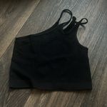 Sky And Sparrow Black one Sided Tank Photo 1