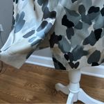 Ann Taylor  Silk watercolor midi length sleeveless dress 4 sheath lined white Photo 5