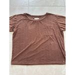 Denim & Supply Ralph Lauren  Top Women Size Small Brown Short Sleeve Western Boho Photo 2
