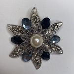 Premier Designs “Pearls Night Out” Pin/Brooch Pendant Crystal Beads EUC OS Photo 0